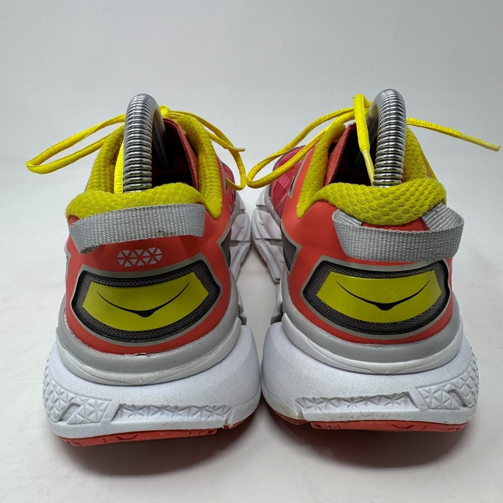 HOKA One One Clifton‎ 1 Road Running Sneakers Coral Pink 20609-031 Women's 7.5 - Picture 10 of 16